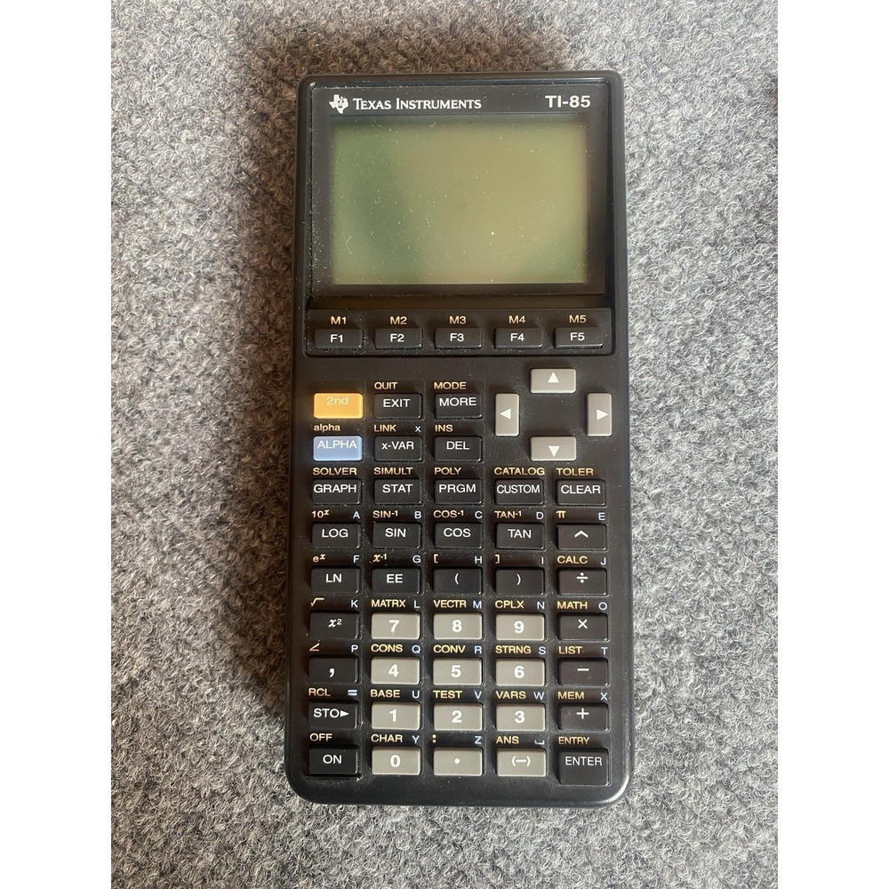 Texas Instruments TI- 85 Graphing Calculator With Cover Tested - Picture 2 of 6
